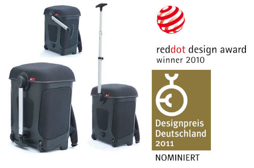 SCiBAG Auszeichnung mit dem reddot design award 2010 und nominiert zum Deutschen Designpreis 2011